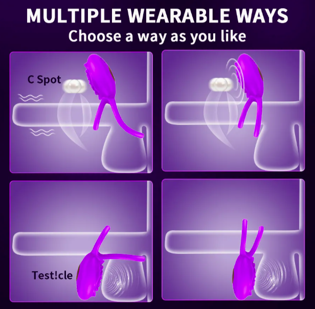 Vòng Đeo Cậu Nhỏ Hình Hoa Hồng – Kích Thích Âm Vật Tăng Cường Khoái Cảm